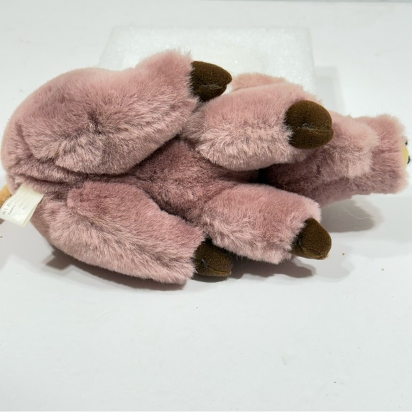 Vintage Douglas Little Cuddlers Plush Pink Purple Pig 10" Retired Collectable - Picture 6 of 11